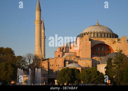 Türkiye, Türkei, Istanbul, Aya Sofya Camii, Moschee, Stockfoto