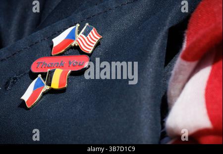 Prag, Tschechische Republik. Mai 2025. Illustration, aufgenommen während einer militärischen Zeremonie der tschechischen Verteidigung am Dienstag, den 6. Mai 2025 in Prag. König Philippe von Belgien besucht das Land am 5. Mai 2025 und 6. Mai 2025 offiziell. BELGA FOTOPOOL BENOIT DOPPAGNE Credit: Belga News Agency/Alamy Live News Stockfoto