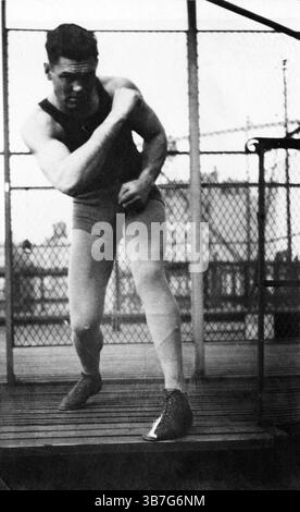 Schwergewichtsmeister Jack Dempsey, 1920er Stockfoto