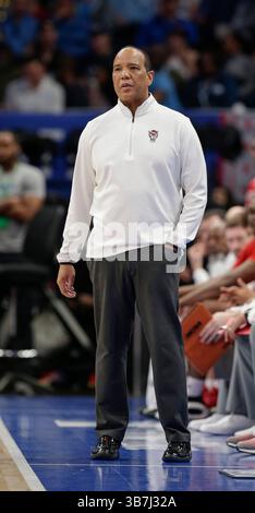 14. März 2024: NC State Wolfpack Head Coach Kevin Keatts während eines ACC Männer Basketball Turniers zwischen den Duke Blue Devils und dem NC State Wolfpack in der Capital One Arena in Washington, D.C. Justin Cooper/CSM (Credit Image: © Justin Cooper/CSM via ZUMA Press Wire) Stockfoto