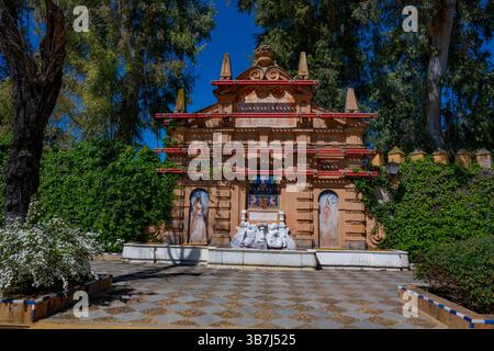 Murillo Gardens, Sevilla, Andalusien, Spanien Stockfoto