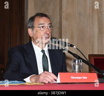 Mailand, . Mai 2025. Mailand, Italien KLAVIERSTADT MAILAND institutionelles Präsentationsfestival vom 23. Bis 25. Mai in Mailand, Foto: Giuseppe Sala Bürgermeister von Mailand Credit: Independent Photo Agency/Alamy Live News Stockfoto