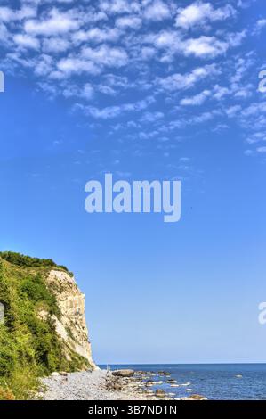 Die Küste von Kap Arkona auf Rugia in Deutschland Stockfoto