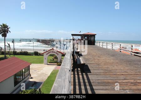 Playas de Rosarito, Baja California, Mexiko - 15. März 2025: Strände von Rosarito an der Küste von Baja California, Mexiko Stockfoto