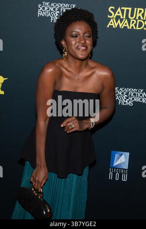 4. Februar 2024, Burbank, Kalifornien, USA: KRYS MARSHALL nimmt am 4. Februar 2024 am Los Angeles Marriott Burbank Airport an den 51. Jährlichen Saturn Awards Teil. (Kreditbild: © Kupplungstaschen Wambli/ZUMA Press Wire) Stockfoto