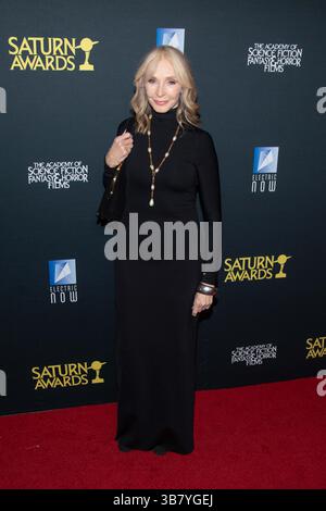 4. Februar 2024, Burbank, Kalifornien, USA: GATES MCFADDEN nimmt am 4. Februar 2024 an den 51. Jährlichen Saturn Awards am Los Angeles Marriott Burbank Airport in Burbank, Kalifornien Teil. Teilnahme an den 51. Jährlichen Saturn Awards am Los Angeles Marriott Burbank Airport am 4. Februar 2024 in Burbank, Kalifornien. (Kreditbild: © Kupplungstaschen Wambli/ZUMA Press Wire) Stockfoto
