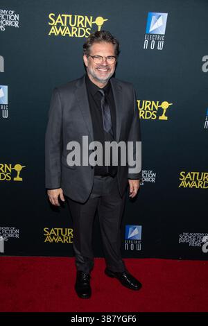 4. Februar 2024, Burbank, Kalifornien, USA: DANA GOULD nimmt am 4. Februar 2024 am Los Angeles Marriott Burbank Airport an den 51. Jährlichen Saturn Awards Teil. (Kreditbild: © Kupplungstaschen Wambli/ZUMA Press Wire) Stockfoto