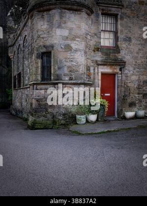 Dean Village in der Nähe von Edinburgh in den schottischen Highlands. Stockfoto