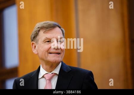 Annalena Baerbock, Bundesaussenministerin a.D., empfaengt im Auswaertigen Amt ihren Nachfolger Johann Wadephul CDU, Bundesaussenminister, zur Amtsuebergabe. Berlin, 06.05.2025. Fotografiert im Auftrag des Auswaertigen Amtes Berlin Deutschland *** Annalena Baerbock, ehemalige Bundesaußenministerin, empfängt ihren Nachfolger Johann Wadephul CDU, Bundesaußenminister, im Auswärtigen Amt Berlin, 06 05 2025 fotografiert im Auftrag des Auswärtigen Amtes Berlin Deutschland Copyright: XThomasxTrutschel/AAX Stockfoto