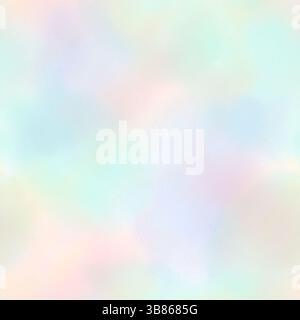 Aquarellhintergrund mit Regenbogen, Farbwäsche, weich, pastellfarben, handgezeichnet, magisch, magisch. Nahtloses Muster, unendlich wiederkehrende Illustration Stockfoto