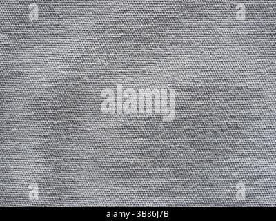Graues gestricktes Jersey-Polo als textiler Hintergrund Stockfoto