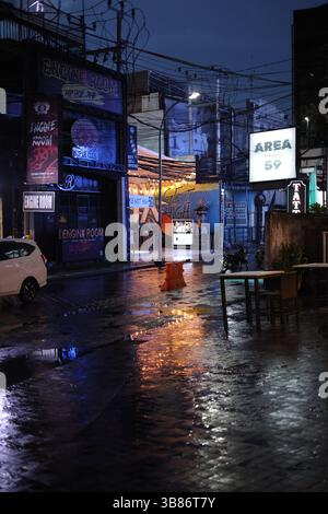 Straßen von Bali, Indonesien Stockfoto