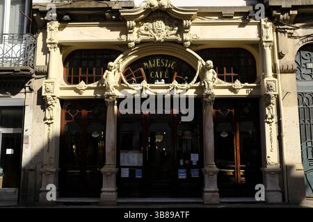 Café Majestic in Porto, Portugal Stockfoto