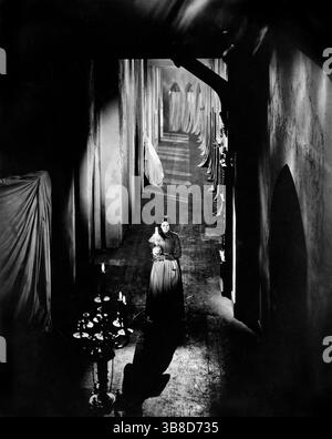 5. Juni 2023, USA: Martha Maddox, am Set des Stummfilms „die Katze und der Kanarienvogel“, Universal Pictures, 1927 (Credit Image: © JT Vintage via ZUMA Press Wire) Stockfoto