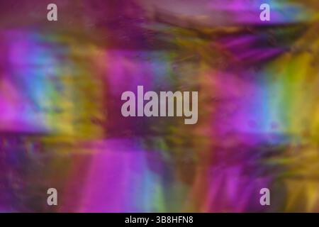 Kunstvolles Konzept aus gedämpften abstrakten Farben, erstellt mit Bewegungsunschärfe, voller zufälliger Muster, Linien, Textur, bunter Dichte und Interesse. Stockfoto