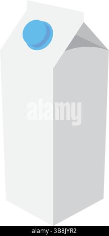 Milchverpackungsbox Vektordesign Stock Vektor
