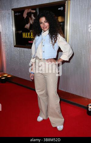 Marwa Eldessouky bei der Premiere der ARD Doku-Serie Max & Joy - Komm näher in der Astor Film Lounge. Berlin, 07.05.2025 *** Marwa Eldessouky bei der Premiere der ARD-Dokumentarserie Max Joy Komm näher in der Astor Film Lounge Berlin, 07 05 2025 Foto:Xn.xKubelkax/xFuturexImagex Joy 5512 Stockfoto