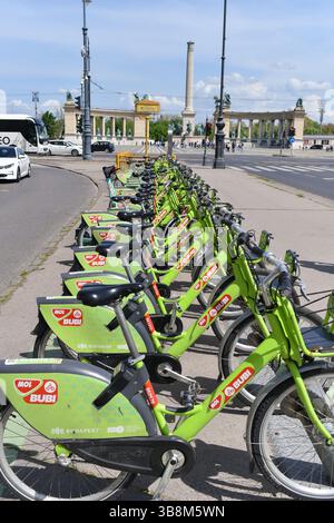 Budapest Fahrradständer, Ungarn Stockfoto
