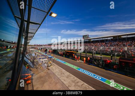 März 2024, Melbourne, Victoria, Australien: MELBOURNE, AUSTRALIEN - 24. MÄRZ: Atmosphäre am Renntag beim Großen Preis von Australien 2024 im Albert Park in Melbourne (Australien) (Foto: © Chris Putnam/ZUMA Press Wire) Stockfoto