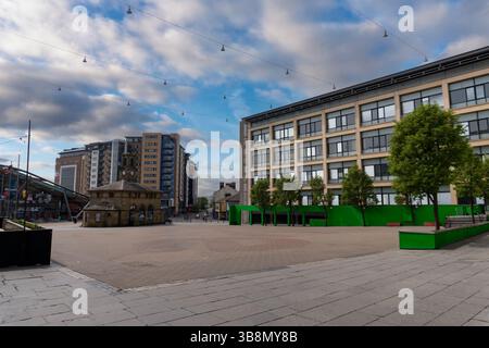 Times Square im Herzen von Newcastle-upon-Tyne, Tyne and Wear, Großbritannien Stockfoto