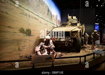M-ATV im National Museum of the Marine Corps, Triangle, VA 22172 Stockfoto