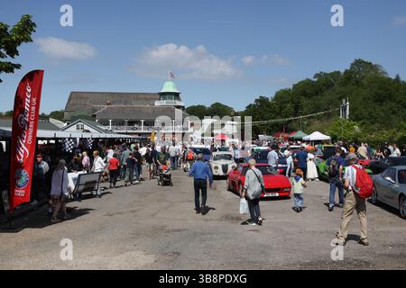 Italienischer Autotag im Brooklands Museum, Weybridge, Surrey Stockfoto