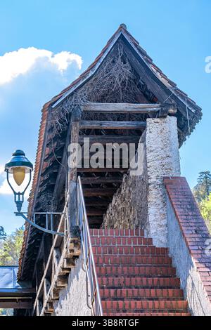 Baden-Württemberg : Aufstiegsgeschichte in Blaubeuren Stockfoto