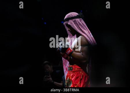 22. September 2023, Bangkok, Thailand: Rodtang von Thailand während der ONE Friday Fights 34 im Lumpinee Boxing Stadium. (Foto: © Amphol Thongmueangluang/SOPA Images via ZUMA Press Wire) Stockfoto