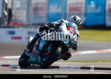 8. Mai 2025; Briggs EquipmentNorth West 200 Motorcycle Race, Portrush, Antrim, Nordirland; North West 200 Übungs- und Abendrennen; Michael Dunlop (MD Racing BMW) qualifizierte sich für den fünften Platz für die Superstock-Rennen Stockfoto
