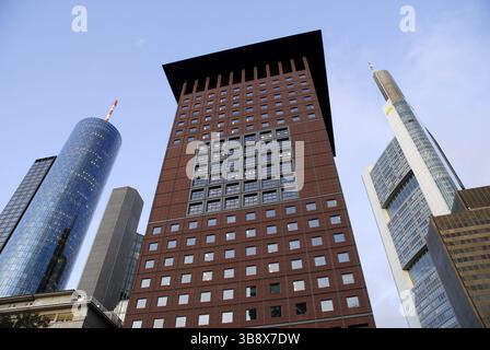 Japan Centre, Bürohochhaus in Taunustor, Frankfurt am Main, Hessen, Deutschland, Europa Stockfoto
