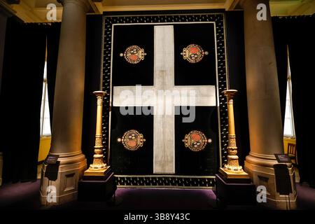 AUSSTELLUNG DIE LETZTE KRÖNUNG PRÄSENTIERT IM MOBILIER NATIONAL PARIS Stockfoto