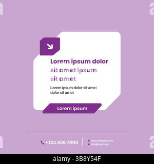 Einfache und einzigartige Gestaltung von Angeboten – Design von Angebotskarten Stock Vektor