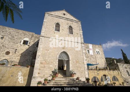 Heiligtum des heiligen Johannes des Täufers. Ein Kerem Dorf. Jerusalem. Israel Stockfoto