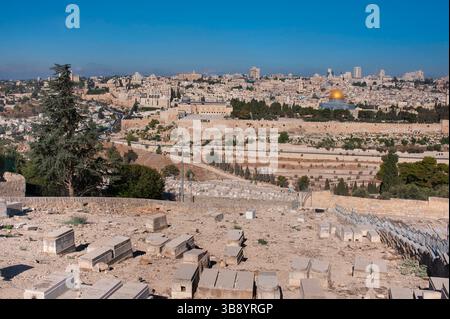 Blick Auf Die Altstadt. Ölberg. Jerusalem. Israel Stockfoto