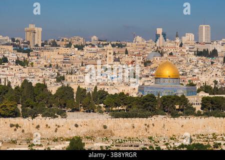 Blick Auf Die Altstadt. Ölberg. Jerusalem. Israel Stockfoto