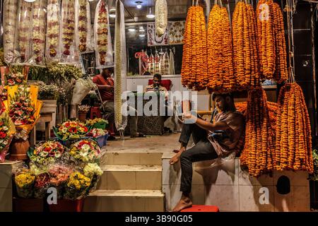Blumengeschäft Stockfoto