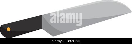 Küchenmesser-Symbol. Vektorabbildung Stock Vektor
