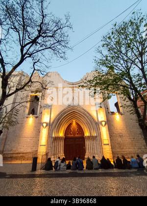 22. April 2023, Lissabon, Portugal: Convento do Carmo. (Foto: © Alessio de Marco/ZUMA Press Wire) Stockfoto