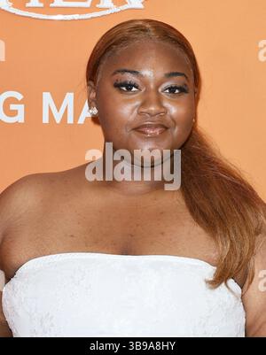 Los Angeles, USA. Mai 2025. Genesis Denise Hale kommt am Donnerstag, den 8. Mai 2025, zur Chi Staffel 7 im St Helen's House in Los Angeles, KALIFORNIEN. (Foto: Juan Pablo Rico/SIPA USA) Credit: SIPA USA/Alamy Live News Stockfoto