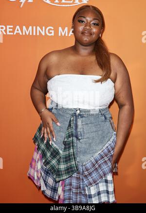 Los Angeles, USA. Mai 2025. Genesis Denise Hale kommt am Donnerstag, den 8. Mai 2025, zur Chi Staffel 7 im St Helen's House in Los Angeles, KALIFORNIEN. (Foto: Juan Pablo Rico/SIPA USA) Credit: SIPA USA/Alamy Live News Stockfoto