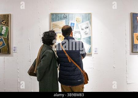 Kunstgalerie in Teheran, Iran. Stockfoto