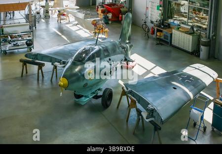Deutsches Museum Flugwerft OberscheiBheim München Deutschland Stockfoto