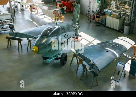 Deutsches Museum Flugwerft OberscheiBheim München Deutschland Stockfoto