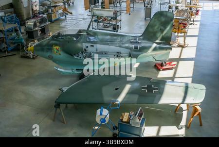 Deutsches Museum Flugwerft OberscheiBheim München Deutschland Stockfoto