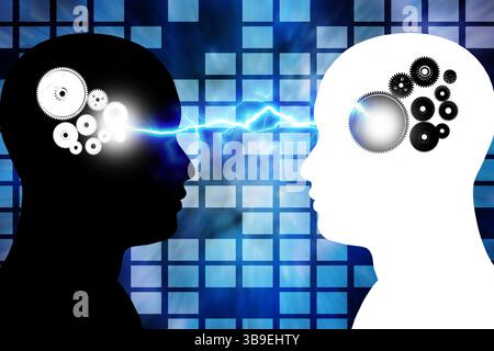 Konzept der Kommunikation und menschlichen Interaktion Stockfoto