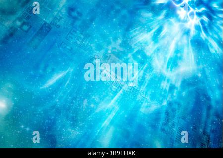 Quanten-computing-Konzept Stockfoto