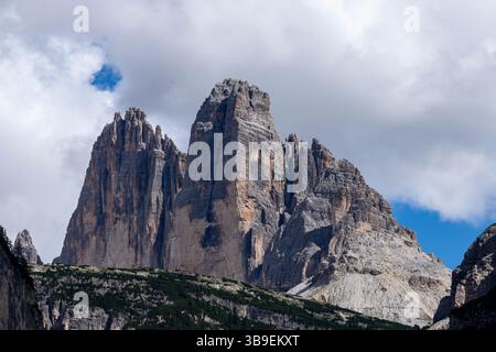 Tre Cime de Lavaredo in Italien Stockfoto