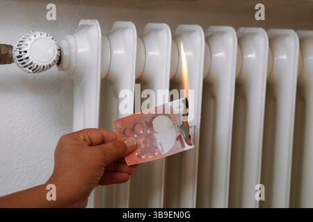 Steigende Armut durch Inflation Stockfoto