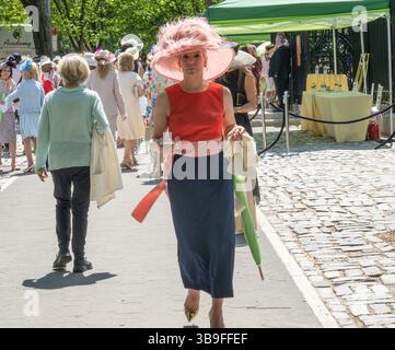 Das Frederick Law Olmsted Awards Lunch ist eine jährliche Spendenaktion für den Central Park, die am ersten Mittwoch im Mai 2025 in New York City, USA, stattfindet Stockfoto