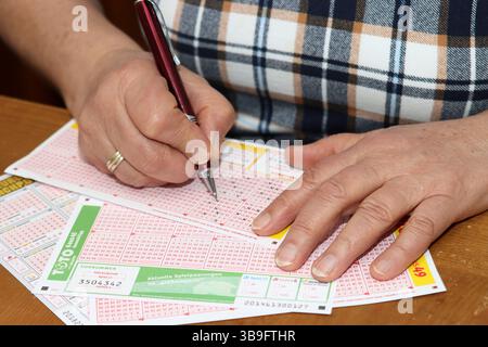 Die Hoffnung auf einen großen Sieg Stockfoto